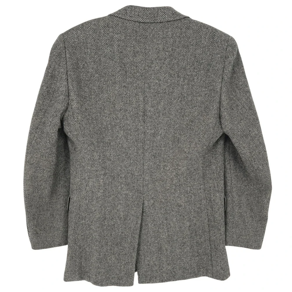 Vintage 1981 Hart Schaffner & Marx Racquet Club‎ Sport Coat 40R 100% Wool Gray